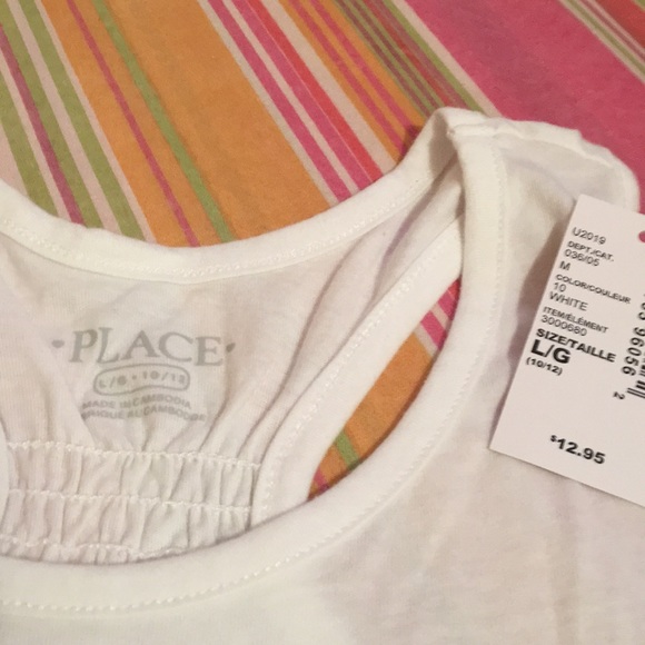 Girls butterfly racer back top - Picture 4 of 5